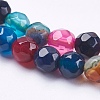 Natural Agate Beads Strands G-P365-03-4mm-2
