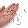Non-Tarnish 201 Stainless Steel Linking Rings X-STAS-F192-001P-03-4