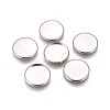 Tarnish Resistant 304 Stainless Steel Plain Edge Bezel Cups STAS-E460-10P-16mm-2