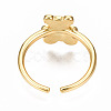 Brass Enamel Cuff Rings RJEW-N035-020-NF-3