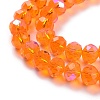 Electroplate Glass Beads Strands EGLA-A034-T4mm-L07-3