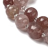 Natural Strawberry Quartz Beads Strands G-Q169-E06-01B-4