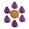 Transparent Frosted Acrylic Pendants MACR-S371-09A-743-3