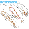 WADORN 3Pcs 3 Style Wrist Phone Case Pendant Decoration & Wristlet Bag Straps AJEW-WR0001-91B-2