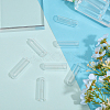 12Pcs Transparent Glass Straw Dustproof Covers AJEW-FG0002-37A-4