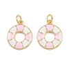 Brass Enamel Charms KK-L240-29G-01-1