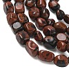 Natural Mahogany Obsidian Beads Strands G-C286-A05-3