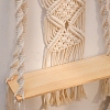 Bohemian Cotton & Wood Macrame Woven Wall Hanging PW-WG8FB47-01-2