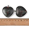 Natural African Bloodstone Pendants GG-K002-12A-20-3