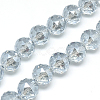 Electroplate Glass Bead Strands EGLA-S137-07-1