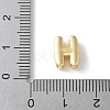 Brass Micro Pave Clear Cubic Zirconia Initial Multi-strand Links KK-S520-01G-08-3