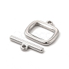 Non-Tarnish 304 Stainless Steel Toggle Clasps STAS-F290-02P-2