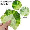 PVC Imitation Lettuce Leaf DJEW-WH20002-23-6