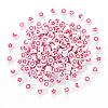 White Opaque Acrylic Beads MACR-YW0001-19E-1