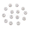 Brass Rhinestone Spacer Beads RB-A014-L6mm-28S-2
