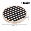 8-Slot Wood Finger Ring Display Plate RDIS-WH0011-18A-2