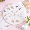 DIY Flower Drop Earring Making Kit DIY-SZ0009-77-4