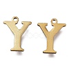 PVD Vacuum Plating  304 Stainless Steel Charms STAS-H112-Y-AB-2
