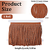 PU Imitation Leather Tassel Ribbon DIY-GF0013-45A-2