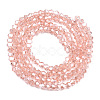 Transparent Glass Beads Strands EGLA-A039-T4mm-D15-2