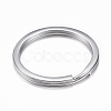 Tarnish Resistant 304 Stainless Steel Split Key Rings Hand Polished LS-STAS-H383-29P-2