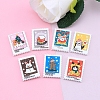 Christmas Stamp Resin Cabochons XMAS-PW0001-220-4