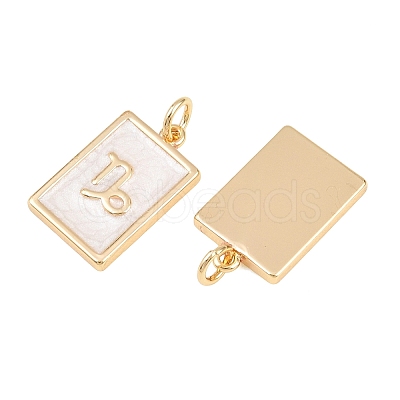 Brass Enamel Pendants KK-CBA62C2-01H-1