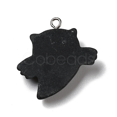 Halloween Opaque Resin Pendants RESI-D055-103P-01-1