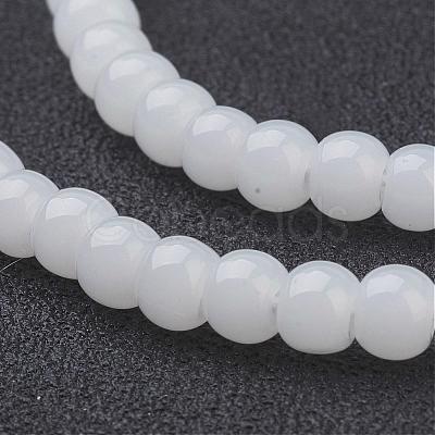 Imitation Jade Glass Beads Strands GMR4mmC26-1