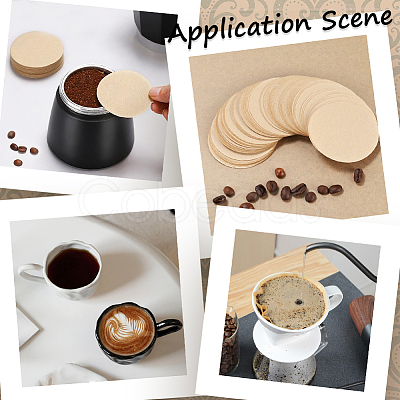 100Pcs Paper Coffee Filters FIND-WH0423-59A-1