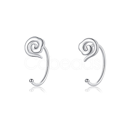 999 Fine Silver Stud Earrings FS-WG1D9DE-20-1