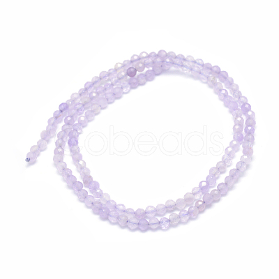Natural Lavender Amethyst Beads Strands G-E411-20B-3mm-1