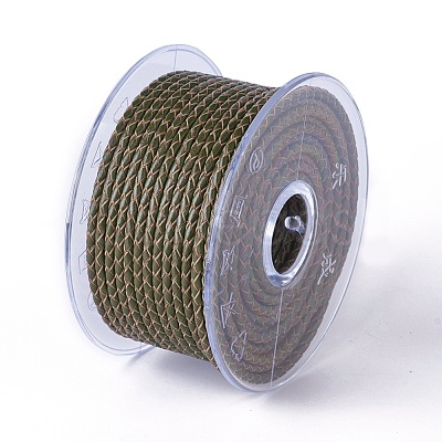 Braided Cowhide Cord WL-I004-6mm-05-1