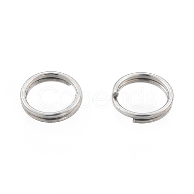 Non-Tarnish 304 Stainless Steel Split Rings STAS-N092-171E-01P-1