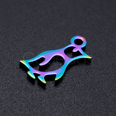 Ion Plating(IP) 201 Stainless Steel Charms STAS-Q201-JN221-1