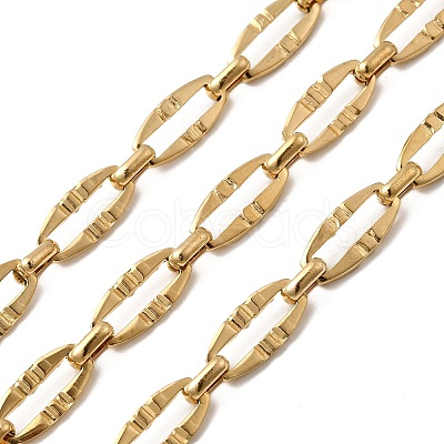 304 Stainless Steel Dapped Chains CHS-Z007-19G-1