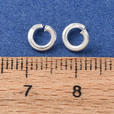 Brass Open Jump Rings KK-G604-08S-10-1
