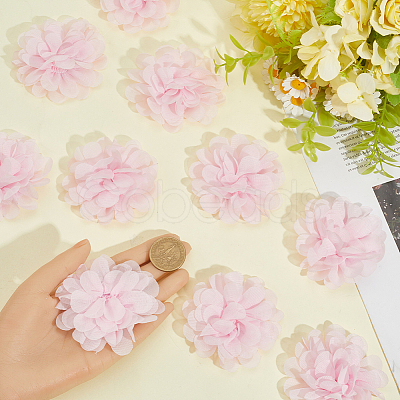 12Pcs 3D Chiffon Flower DIY-GF0012-47B-1