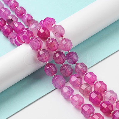 Natural Agate Beads Strands G-C039-D03-1
