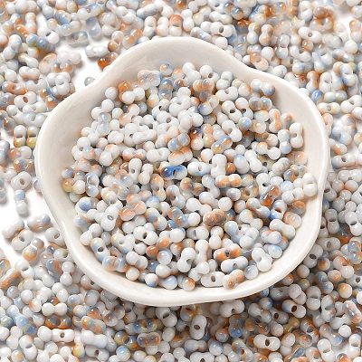 Baking Paint Glass Seed Beads SEED-F005-01A-07-1