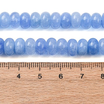 Natural White Jade Beads Strands X-G-E507-01-09-1