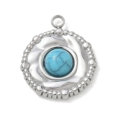 Synthetic Turquoise Pendants SA-CBA50C9-05P-1