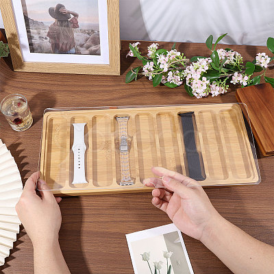 Wooden Watch with Storage Case DIY-WH0888-832-1
