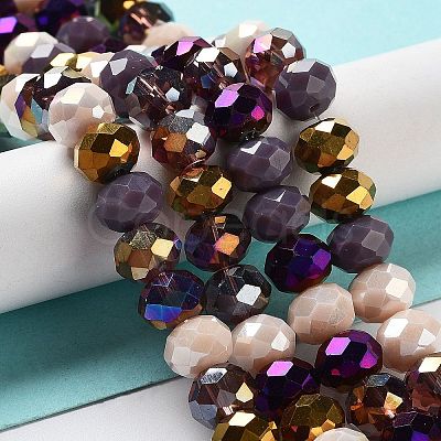 Glass Beads Strands EGLA-A034-M10mm-13-1