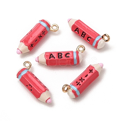 Alloy Enamel Pendants AL-CBAA1B9-03G-02-1