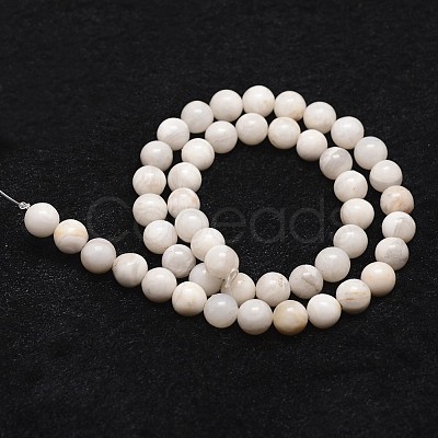Natural White Crazy Lace Agate Bead Strands X-G-D840-55-6mm-1