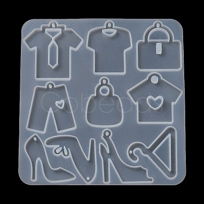 Shoes Clothes Hanger Bag Pendant DIY Silicone Molds LS-SIMO-C012-01B-1