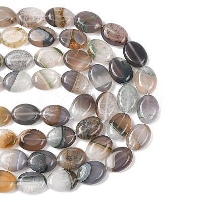 Natural Agate Beads Strands G-L654-B01-01-1
