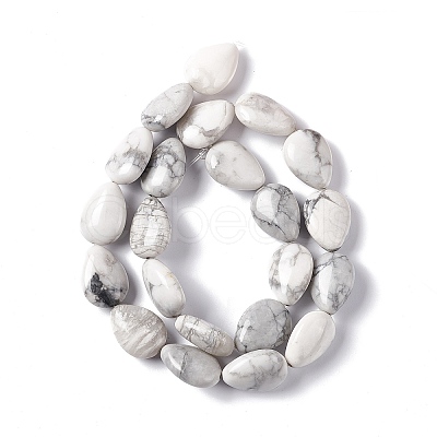 Natural Howlite Beads Strands G-L242-13-1