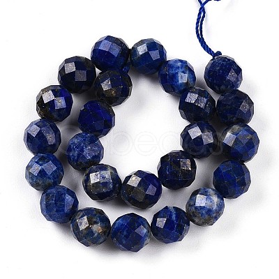 Natural Lapis Lazuli Beads Strands G-S345-8mm-24-1